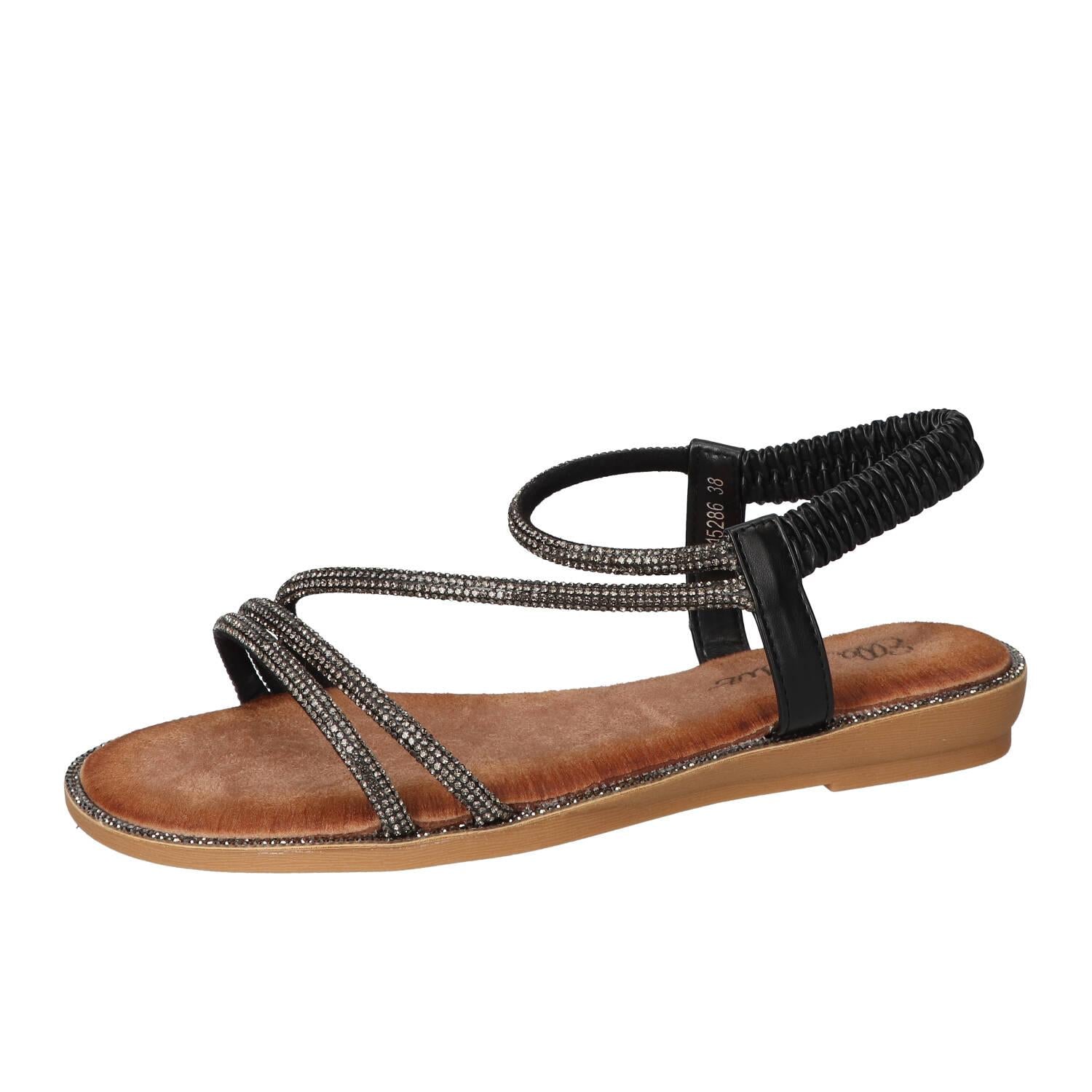 Sandalen, Zwart