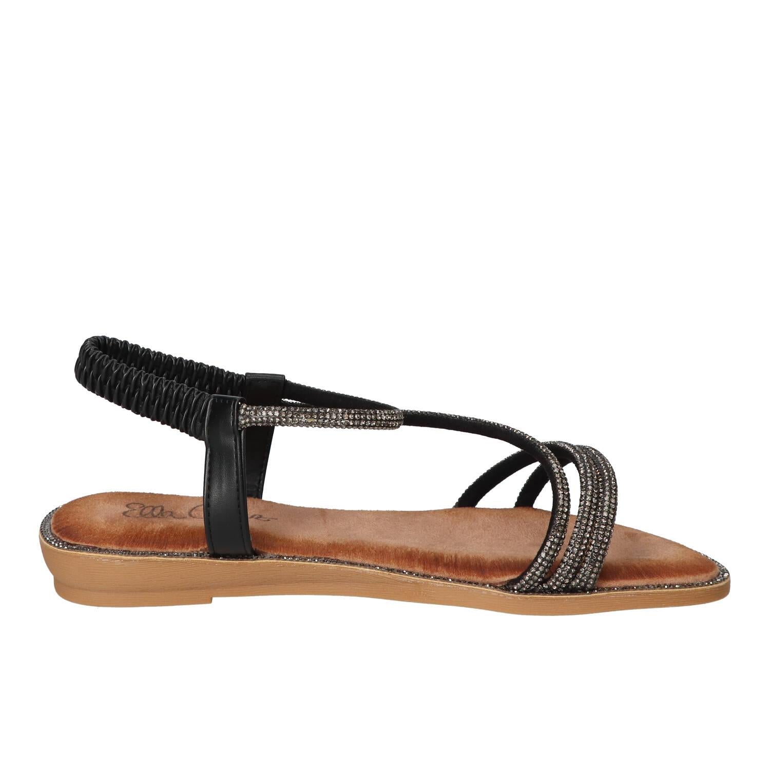Sandalen, Zwart