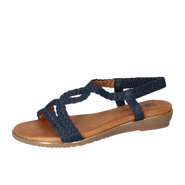 Sandalen, Blauw