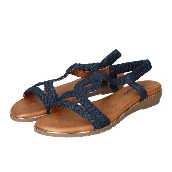 Sandalen, Blauw