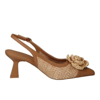Slingback, Lichtbeige
