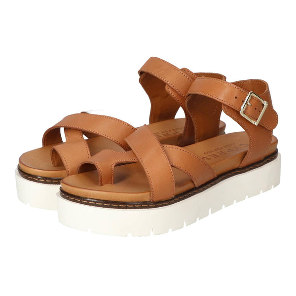 Sandalen, Cognac