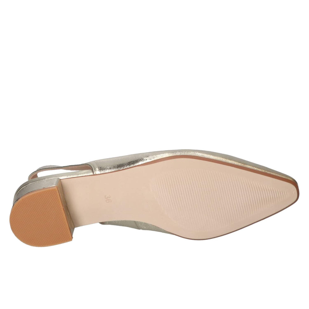Slingback, Goud