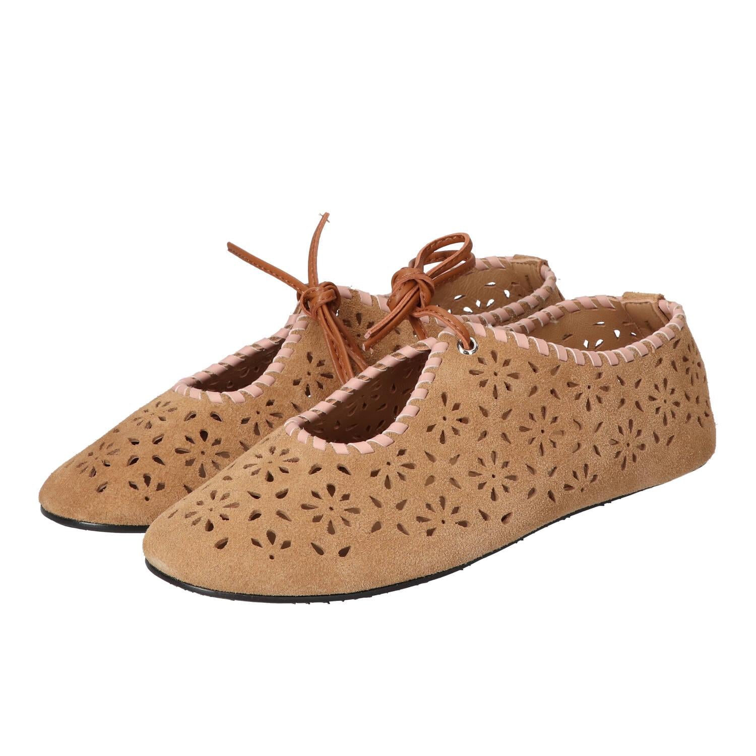 Veterschoenen, Cognac