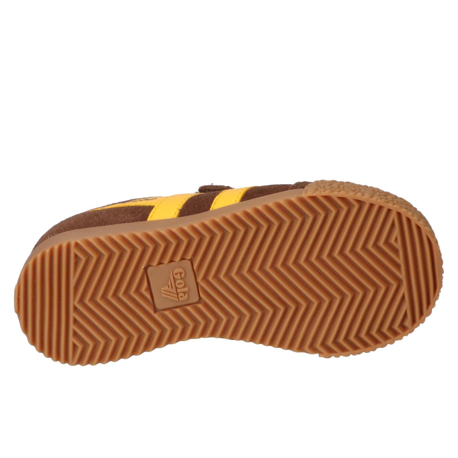 Sneakers Velcro, Cognac