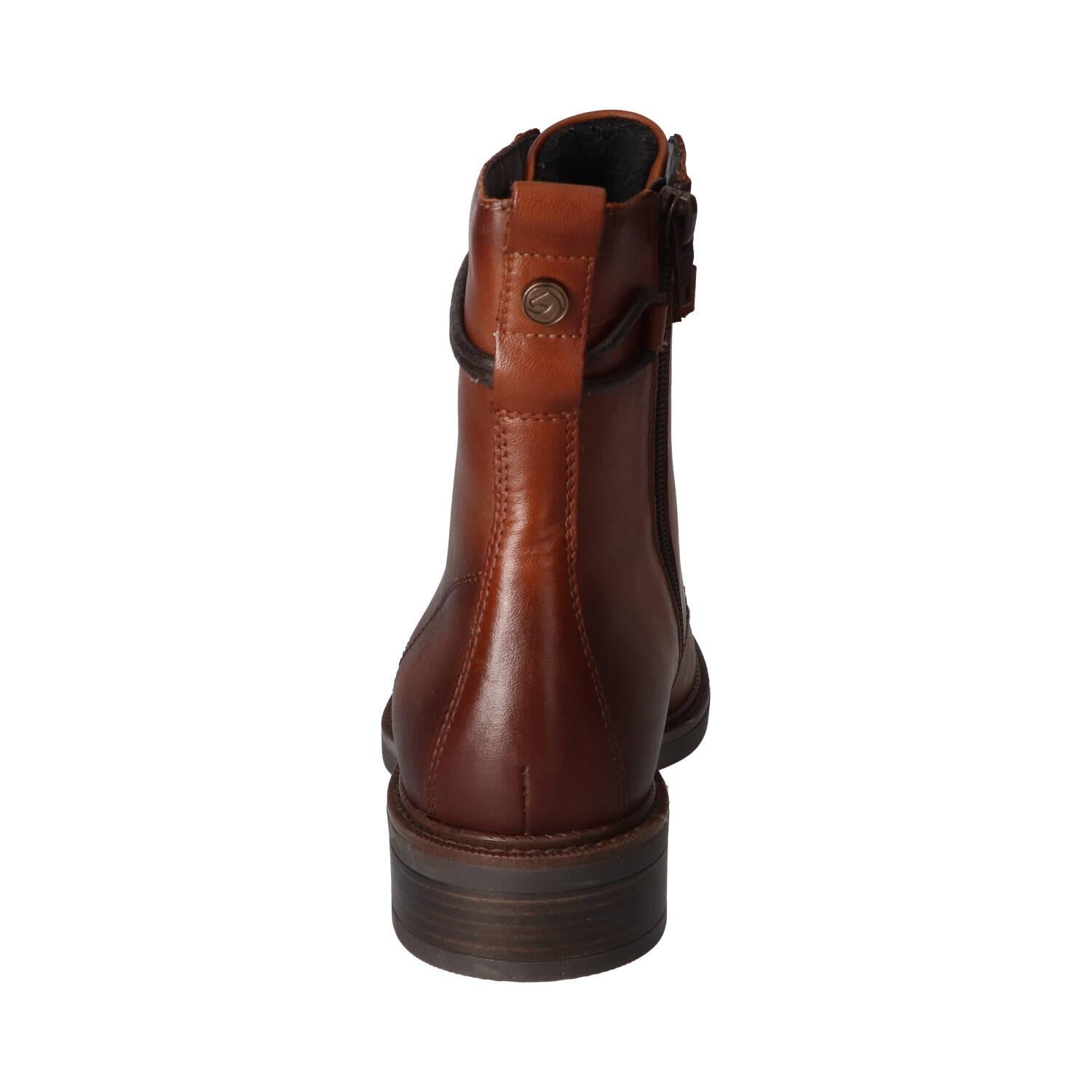 Booties, Cognac