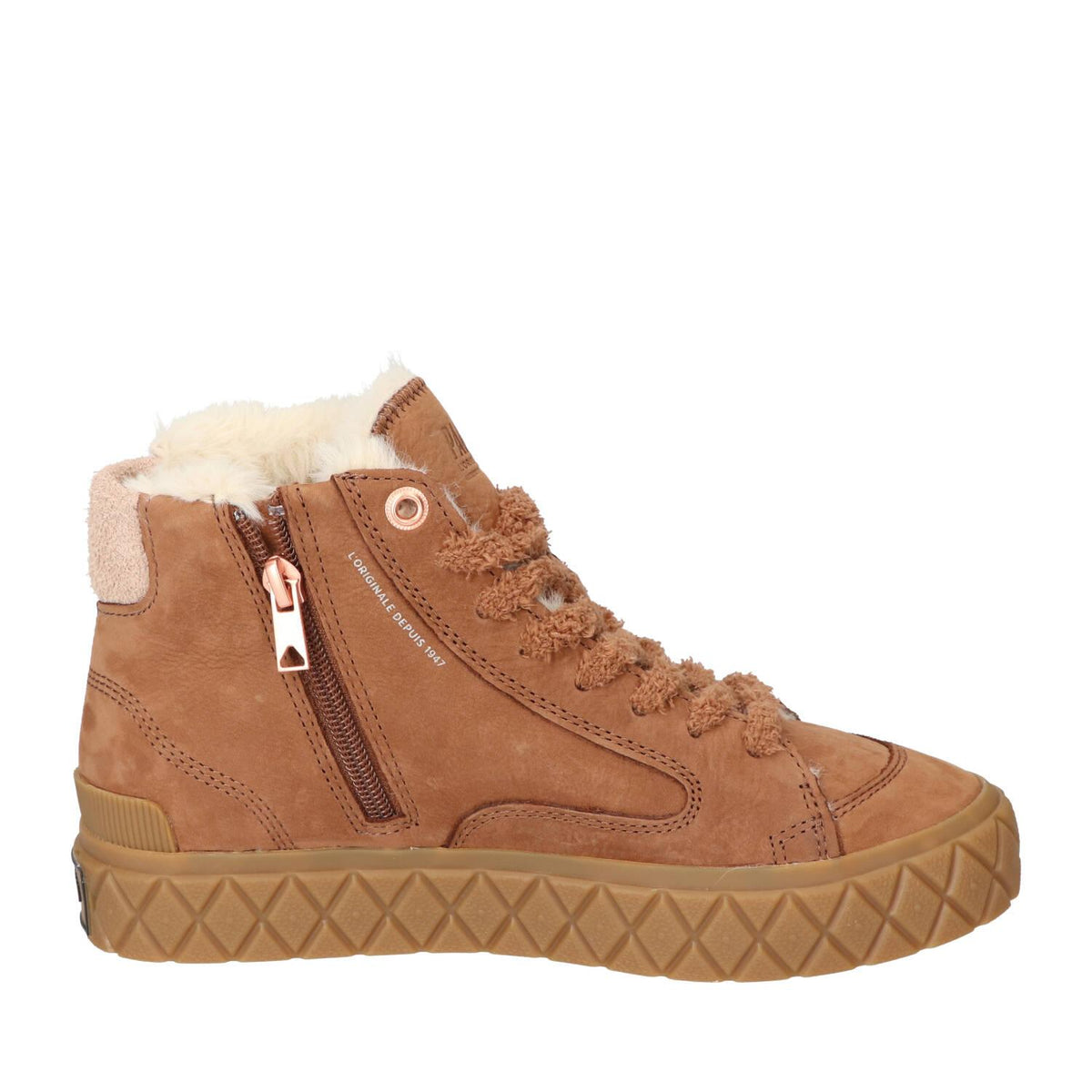 Booties, Cognac
