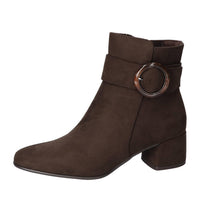 Booties, Donkerbruin