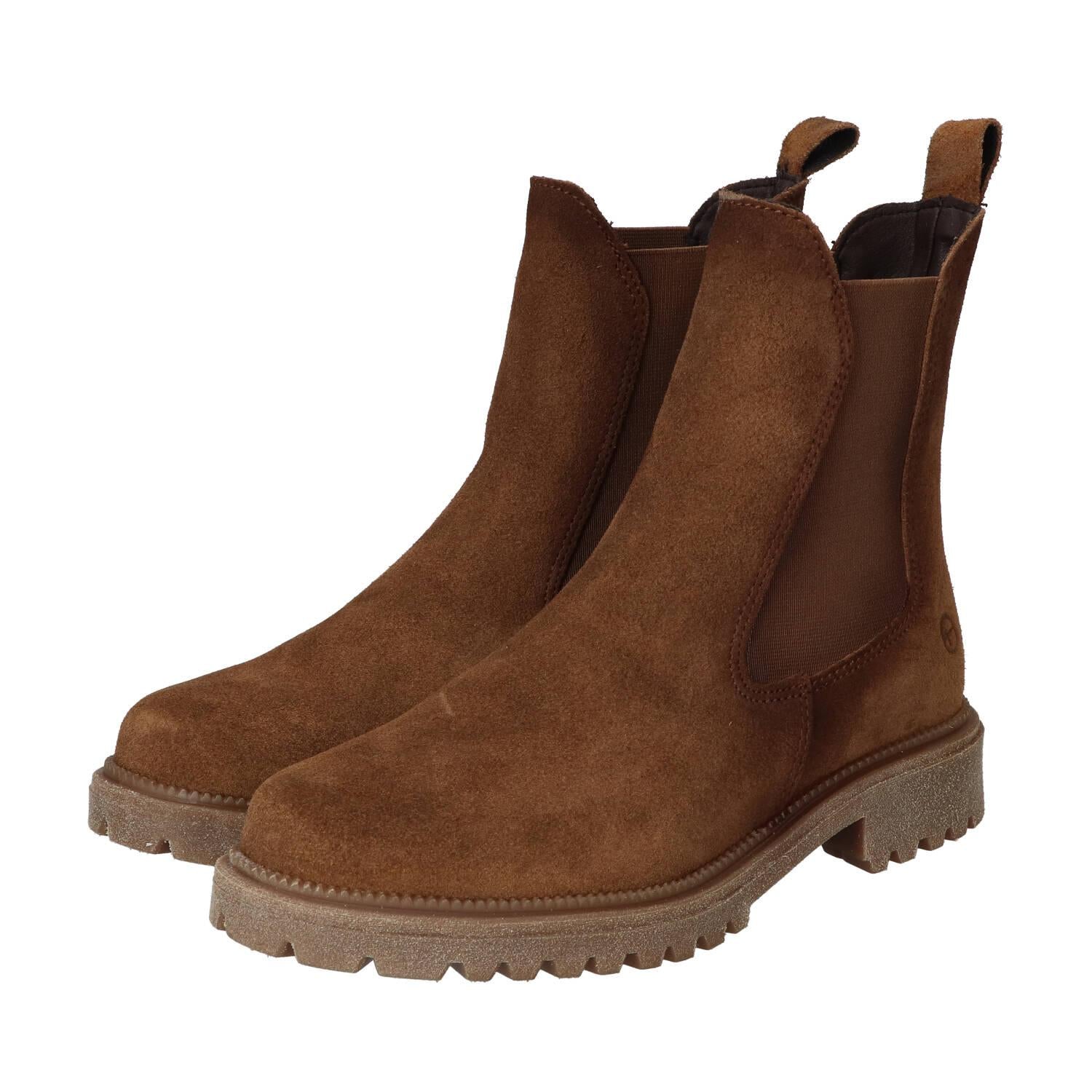 Booties, Cognac