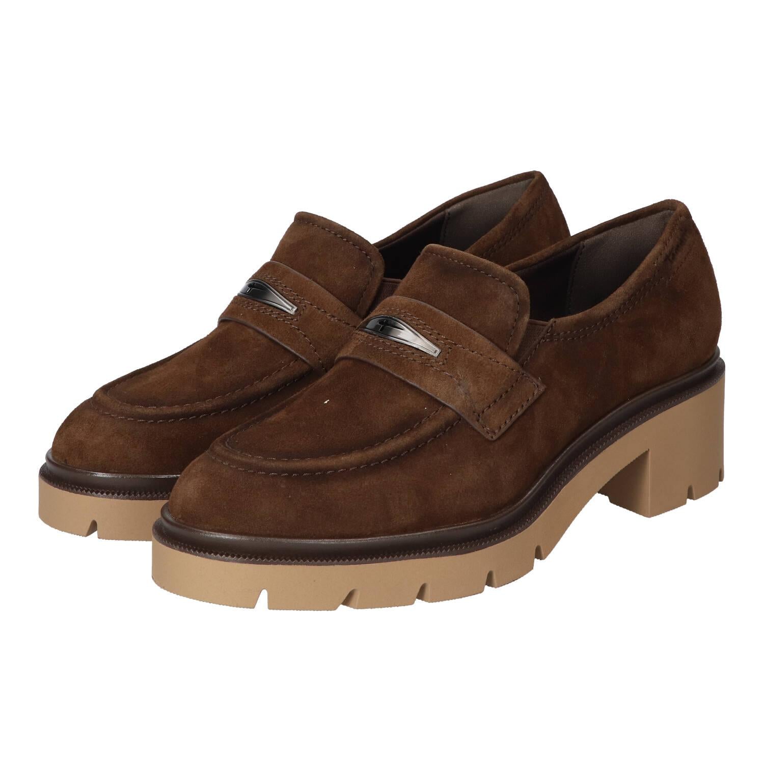 Instapschoenen, Donkerbruin