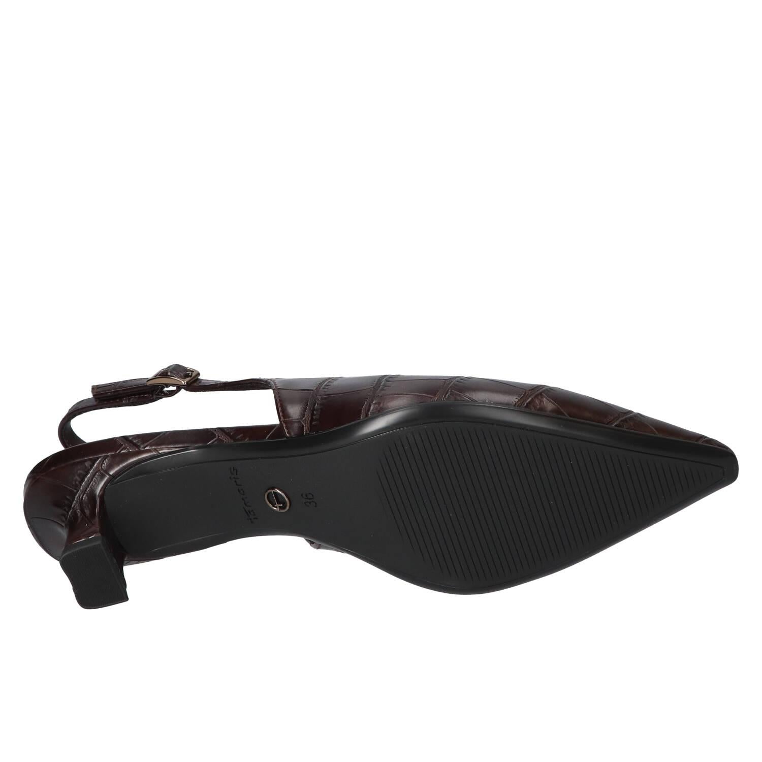 Slingback, Donkerbruin