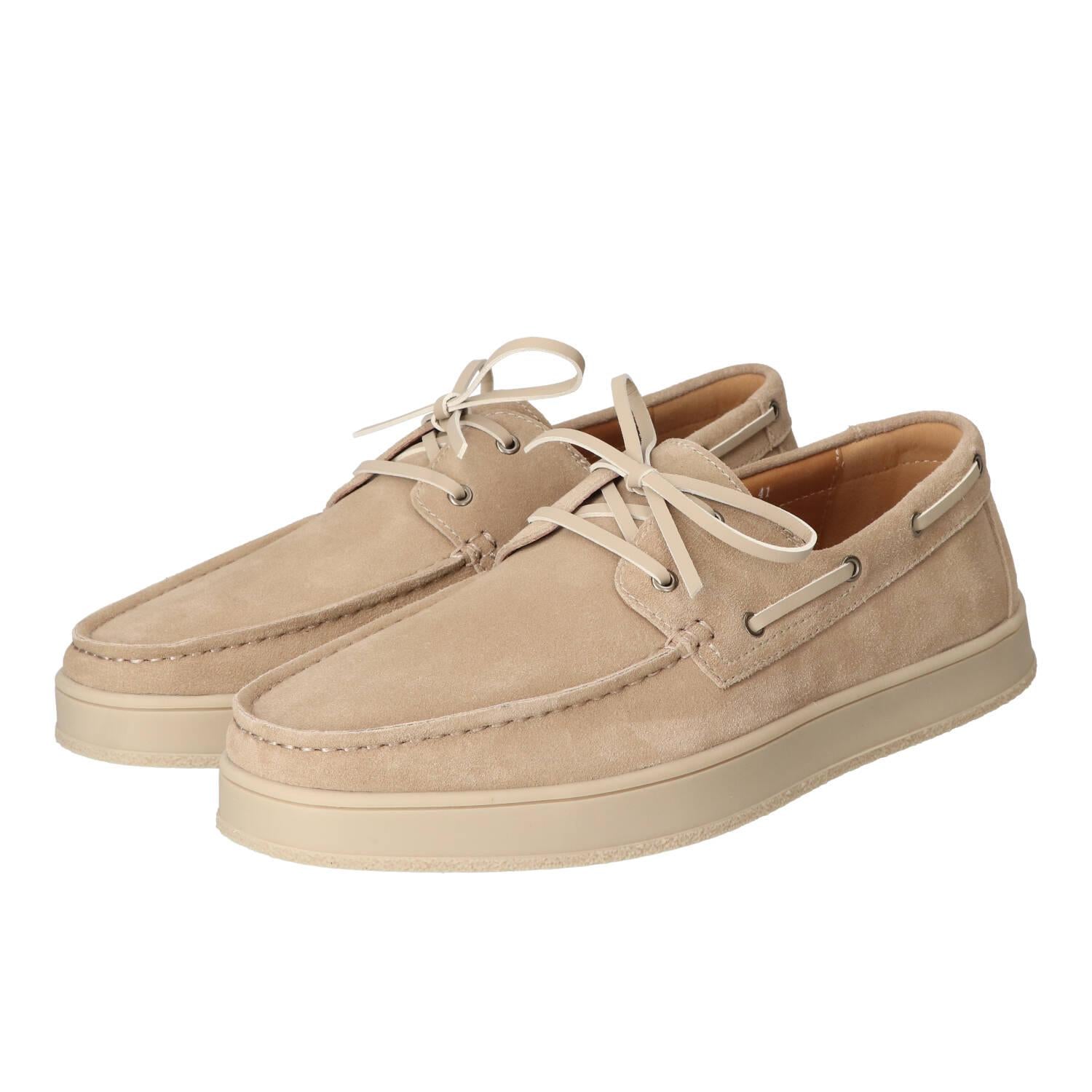 Veterschoenen, Lichtbeige