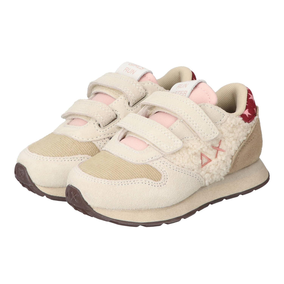 Sneakers Velcro, Lichtbeige