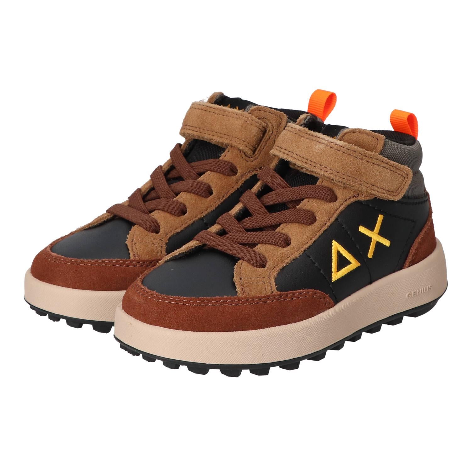 Sneakers Velcro, Cognac