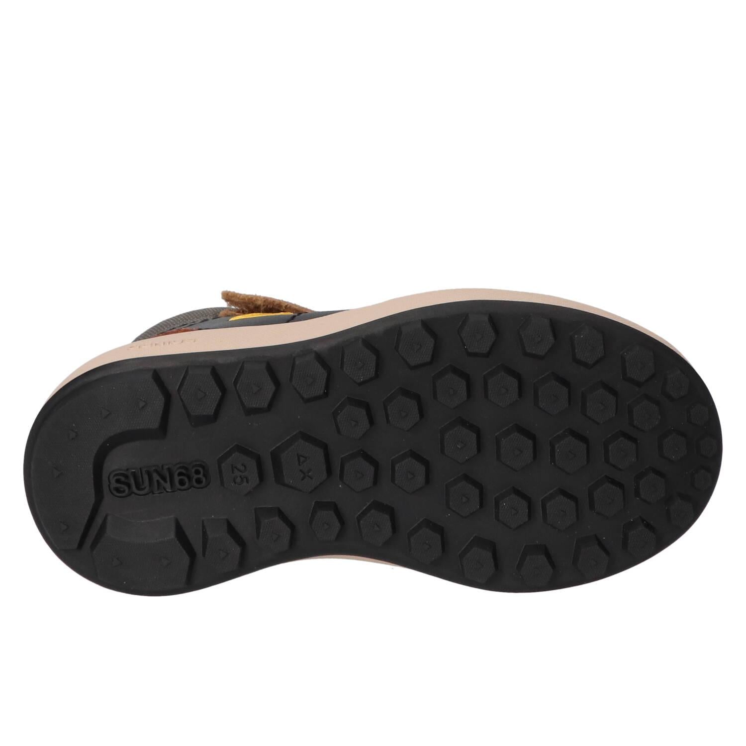 Sneakers Velcro, Cognac