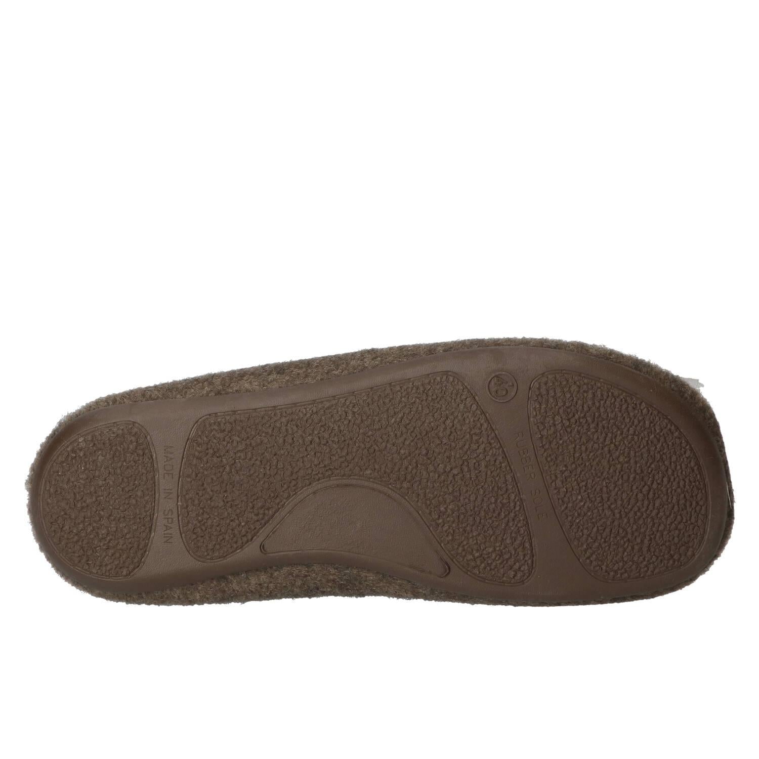 Pantoffels, Donkerbruin