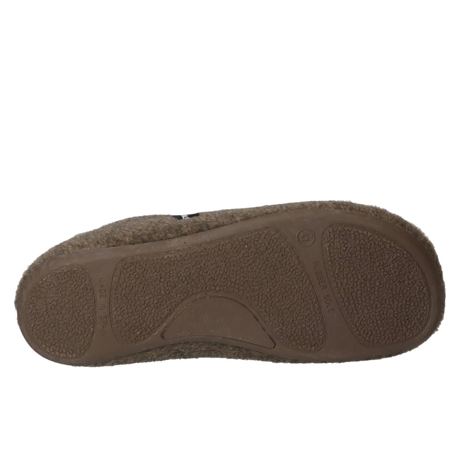 Pantoffels, Donkerbruin