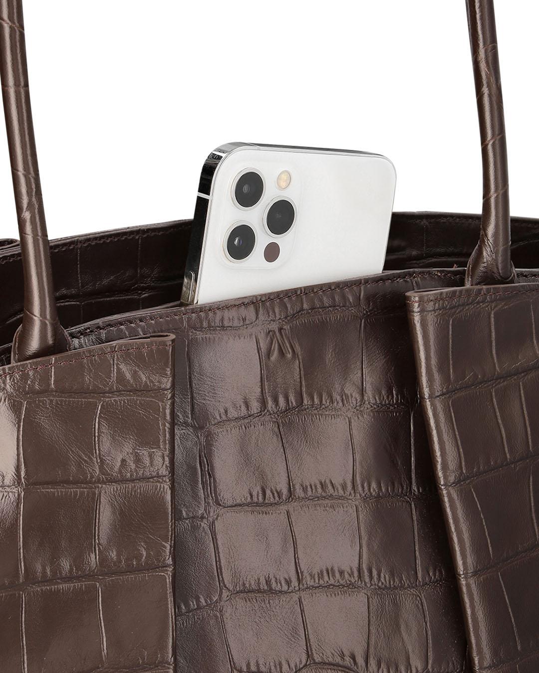 Laptoptassen, Donkerbruin