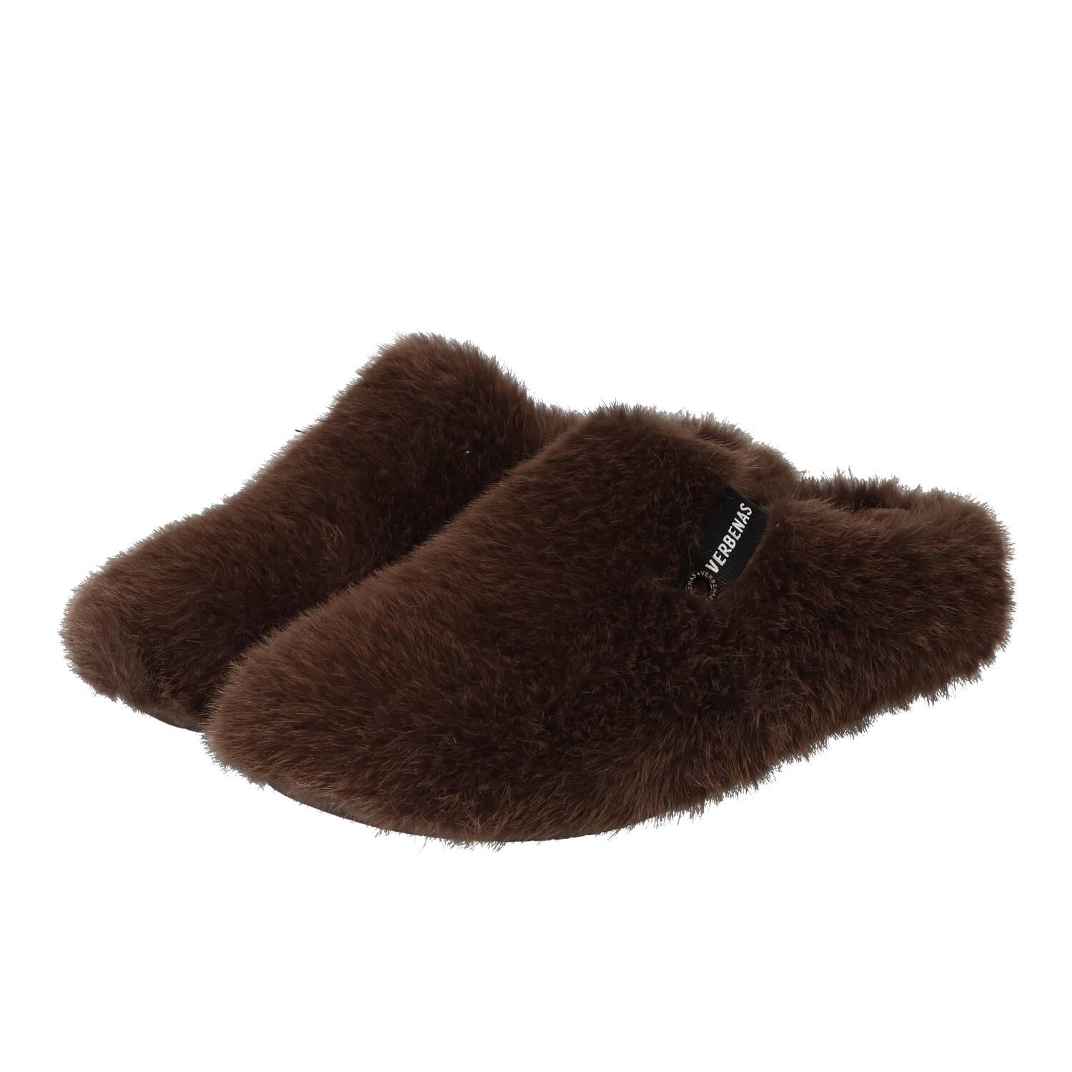 Pantoffels, Donkerbruin
