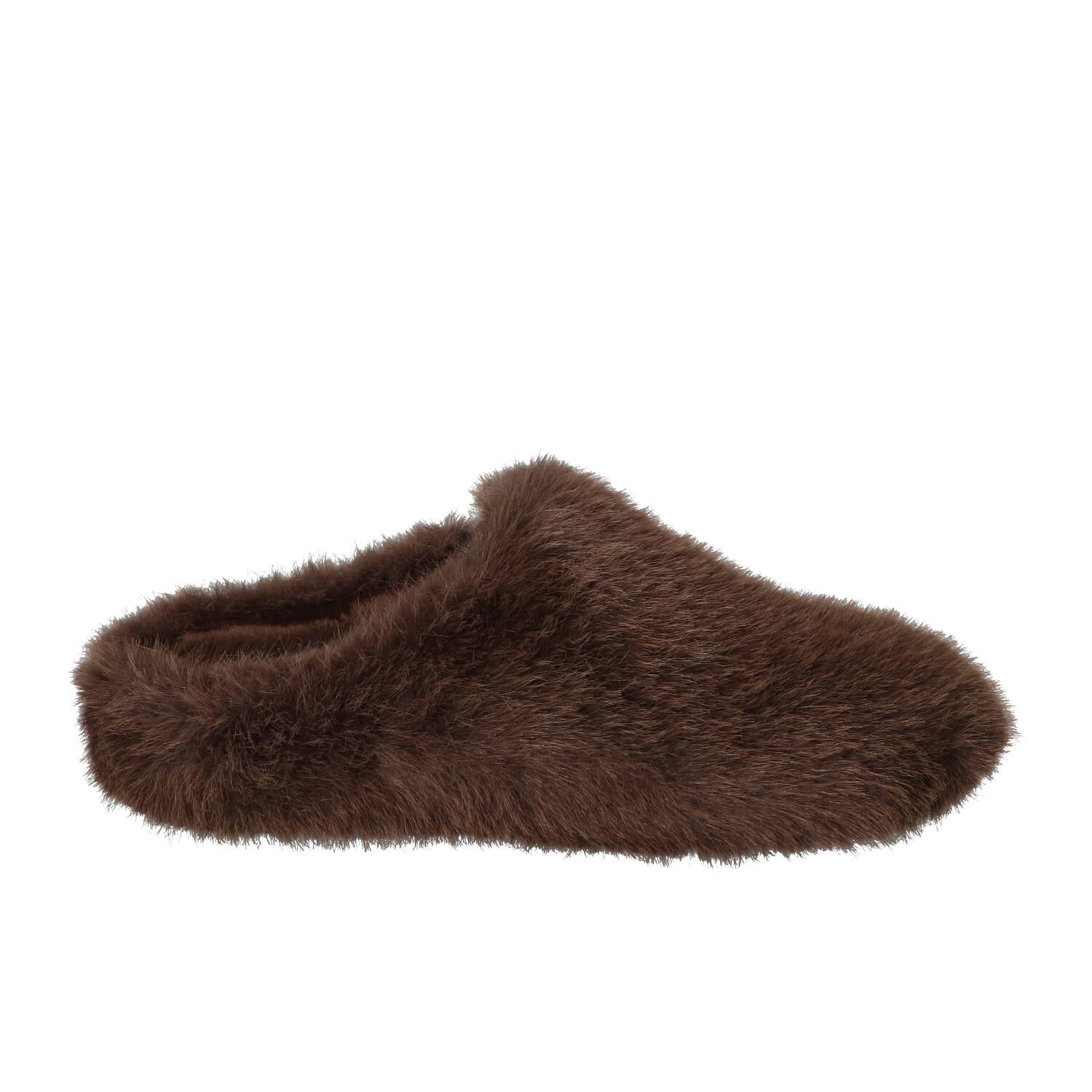 Pantoffels, Donkerbruin