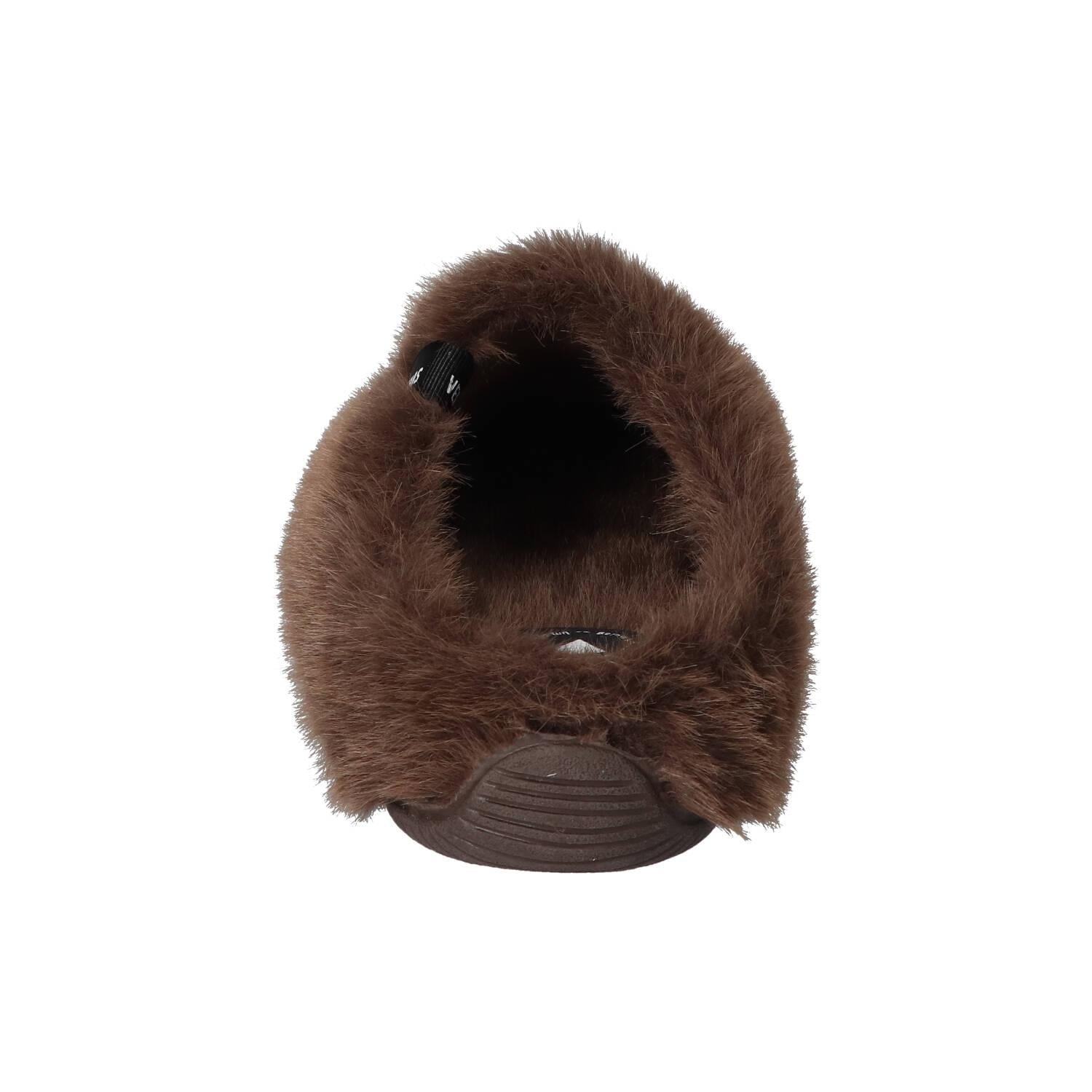 Pantoffels, Donkerbruin