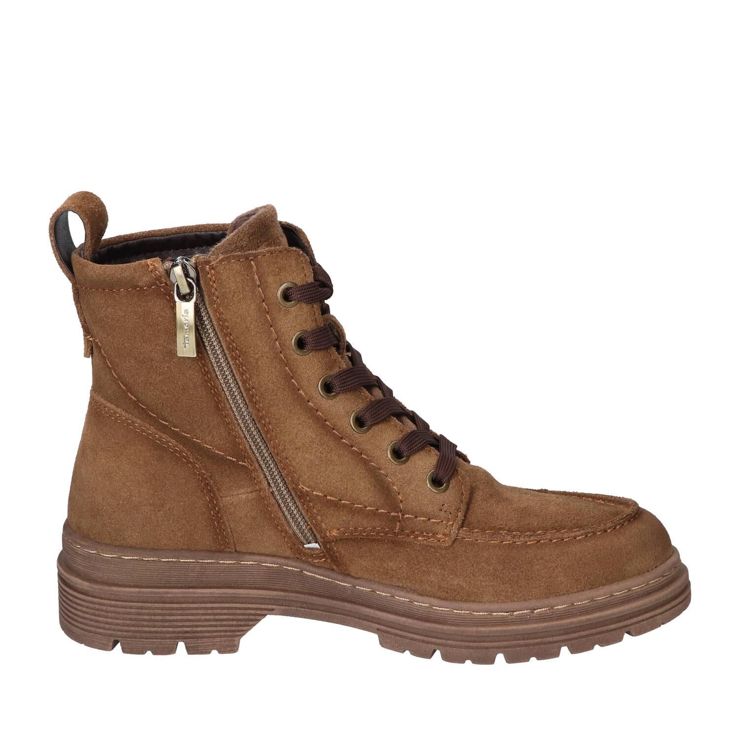 Booties, Cognac