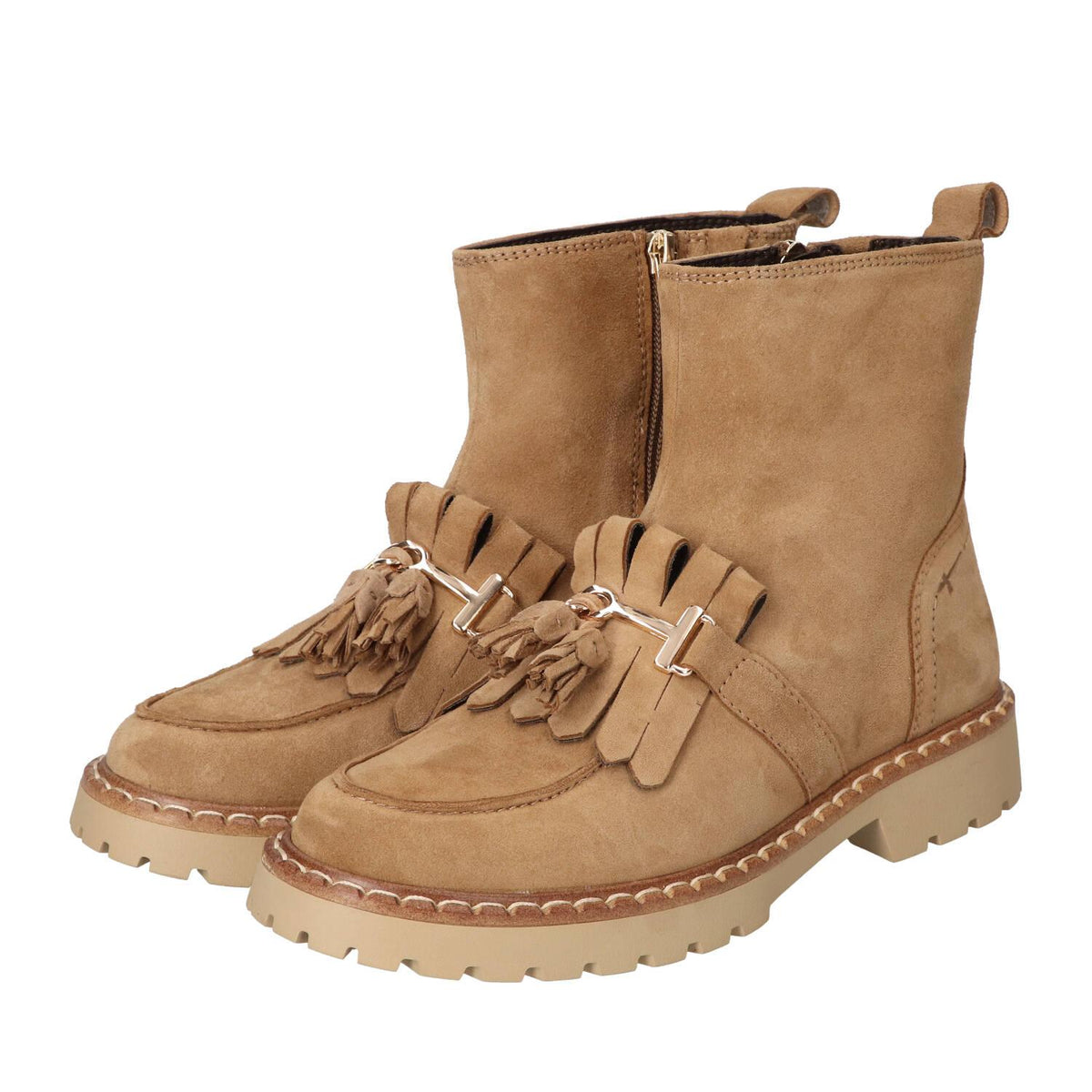 Booties, Cognac