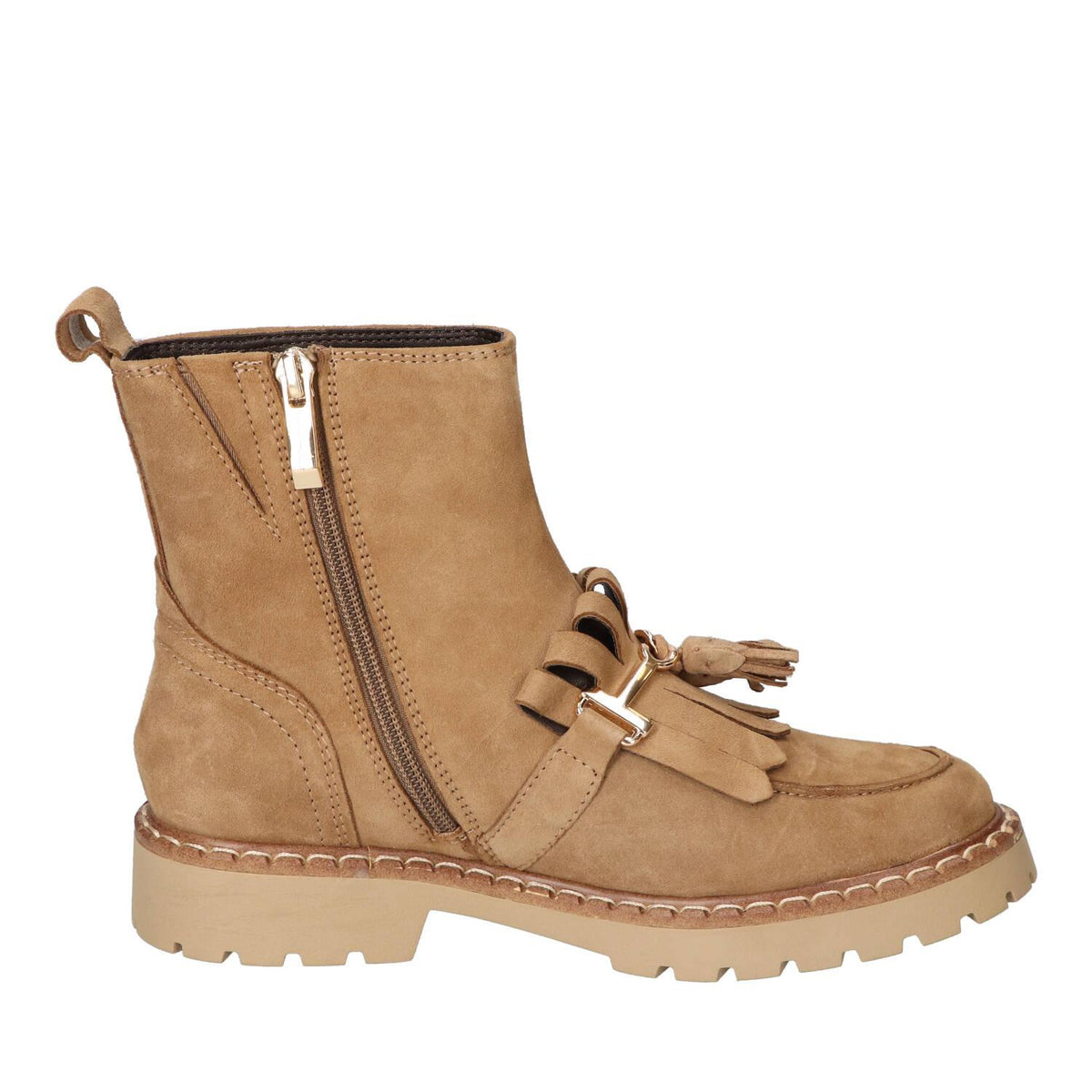 Booties, Cognac