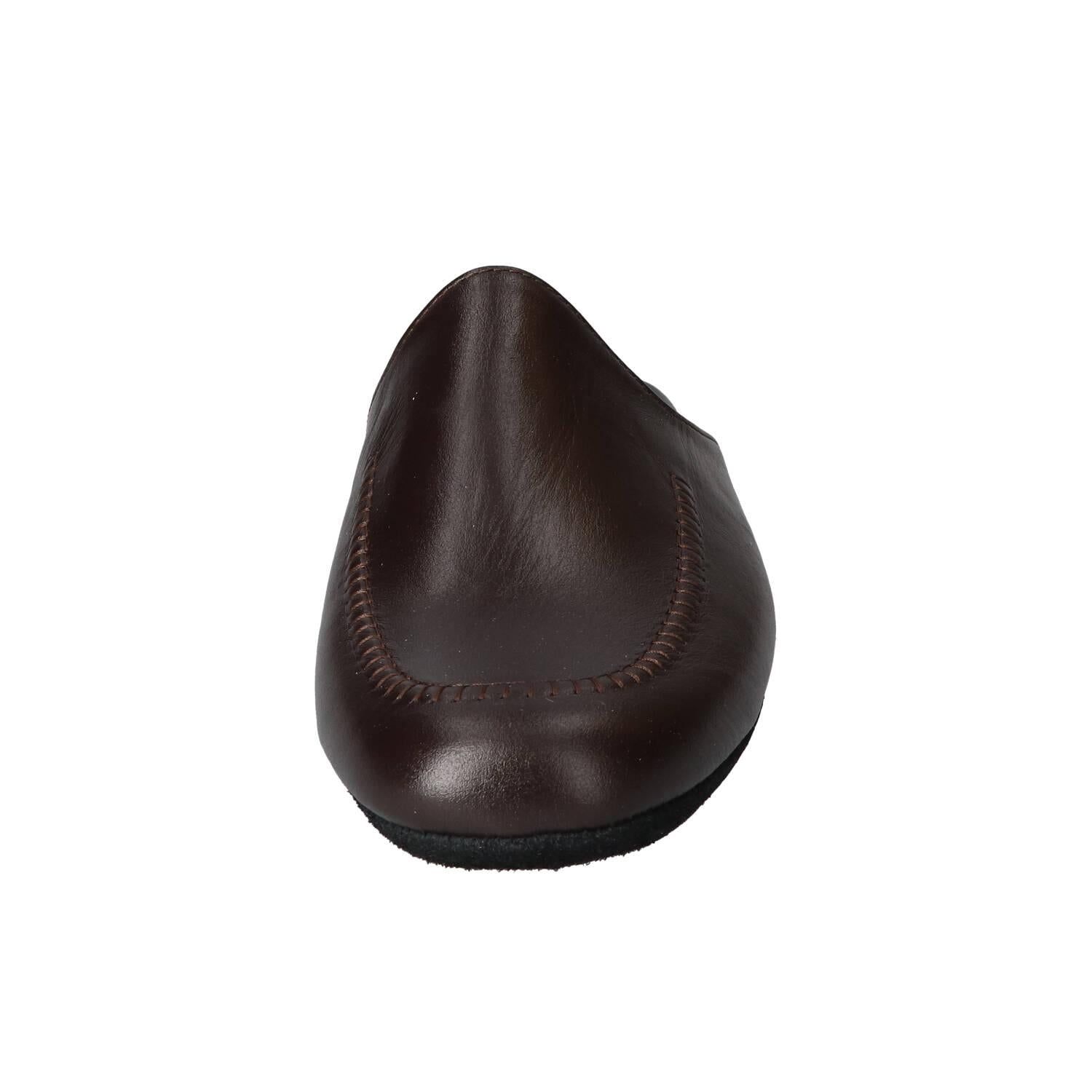 Pantoffels, Donkerbruin