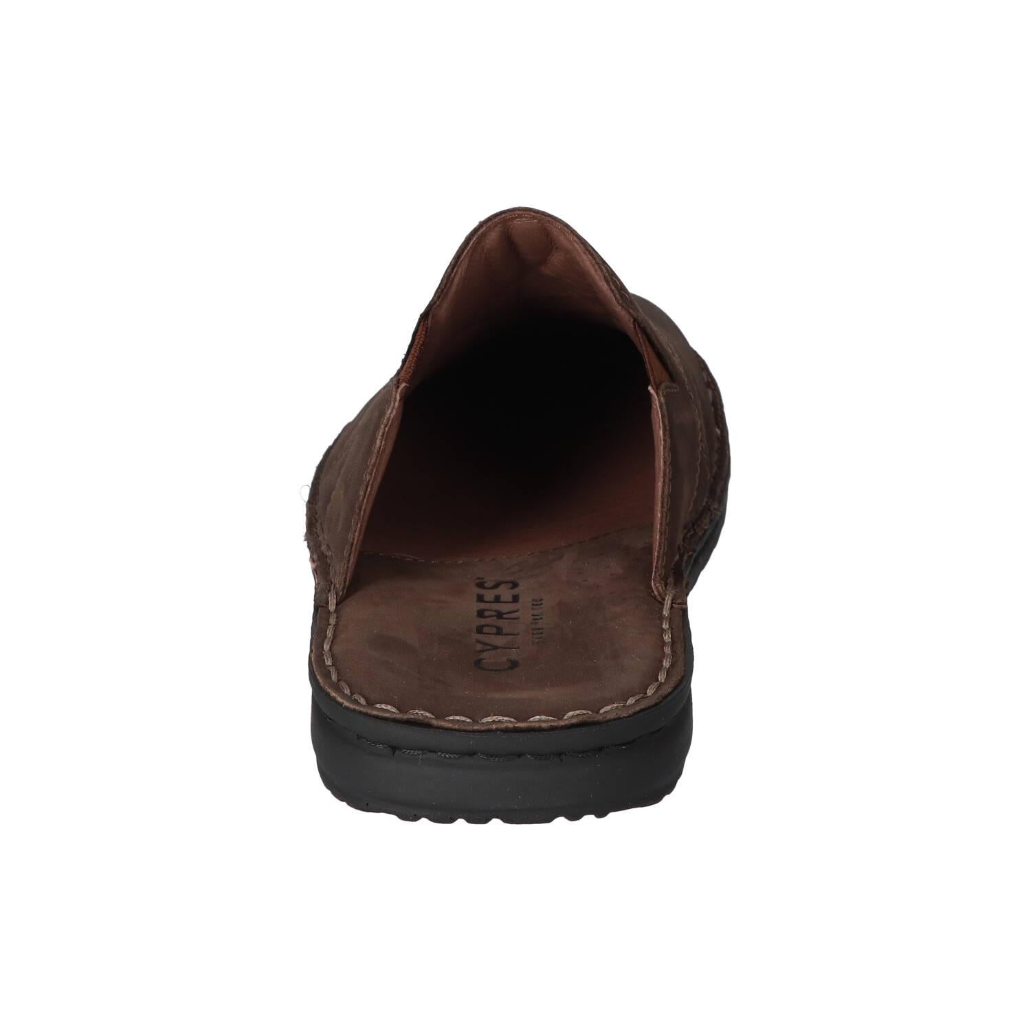 Pantoffels, Donkerbruin
