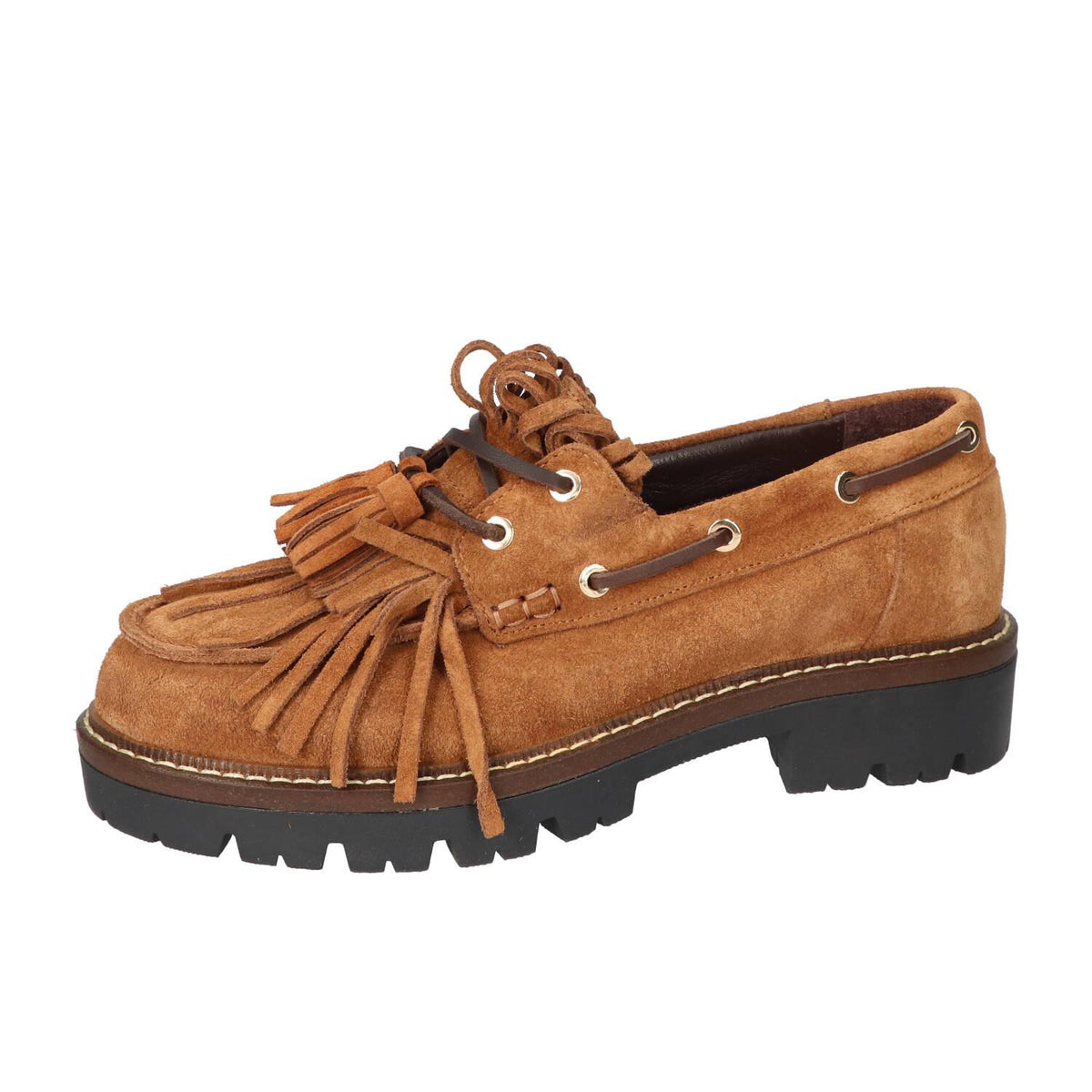 Veterschoenen, Cognac