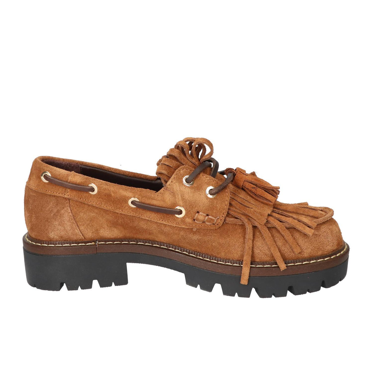 Veterschoenen, Cognac