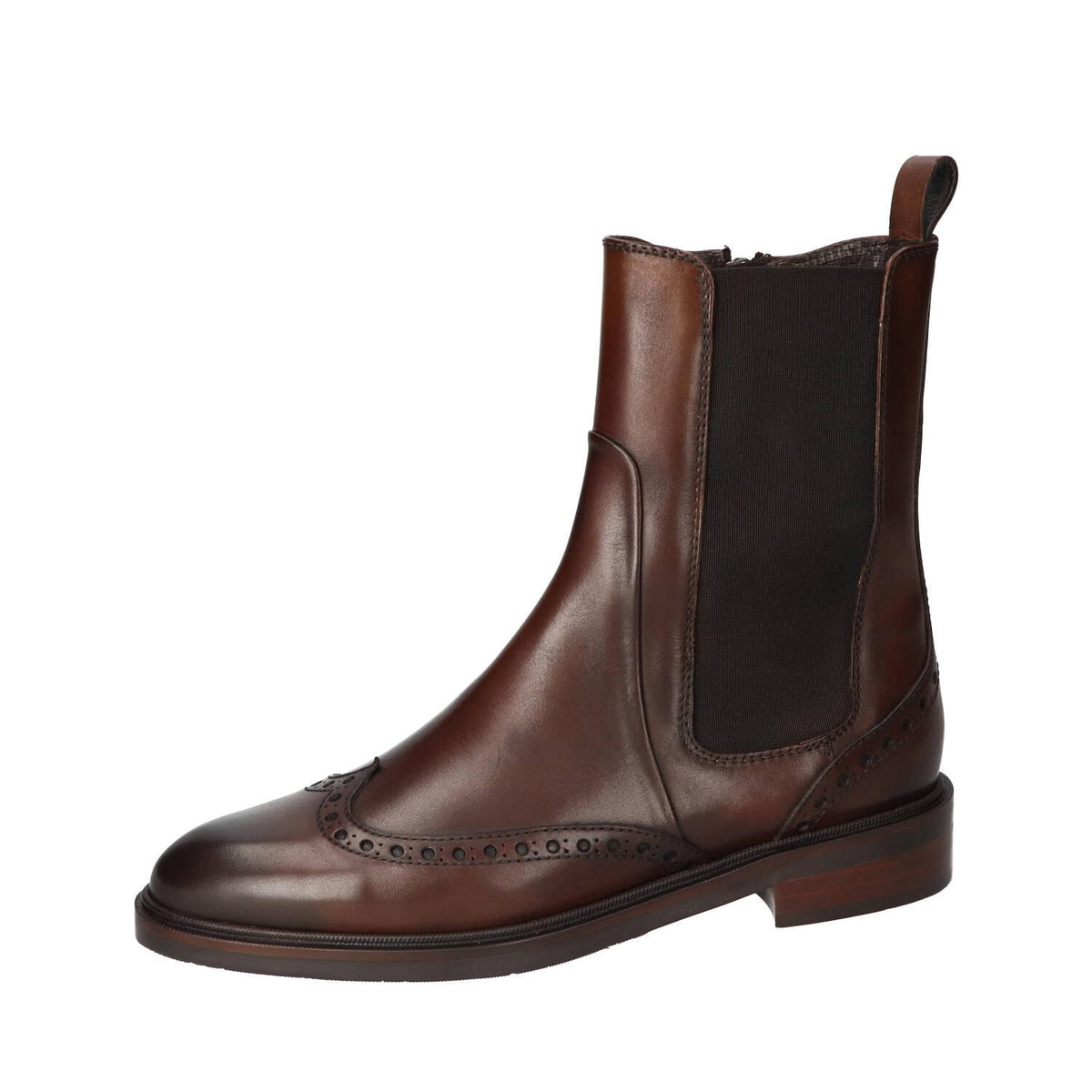 Booties, Cognac