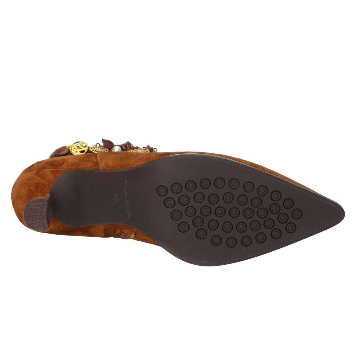 Booties, Cognac
