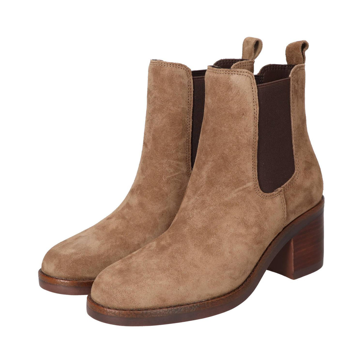 Booties, Taupe