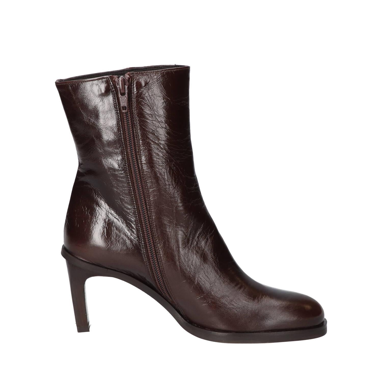 Booties, Donkerbruin