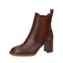 Booties, Donkerbruin
