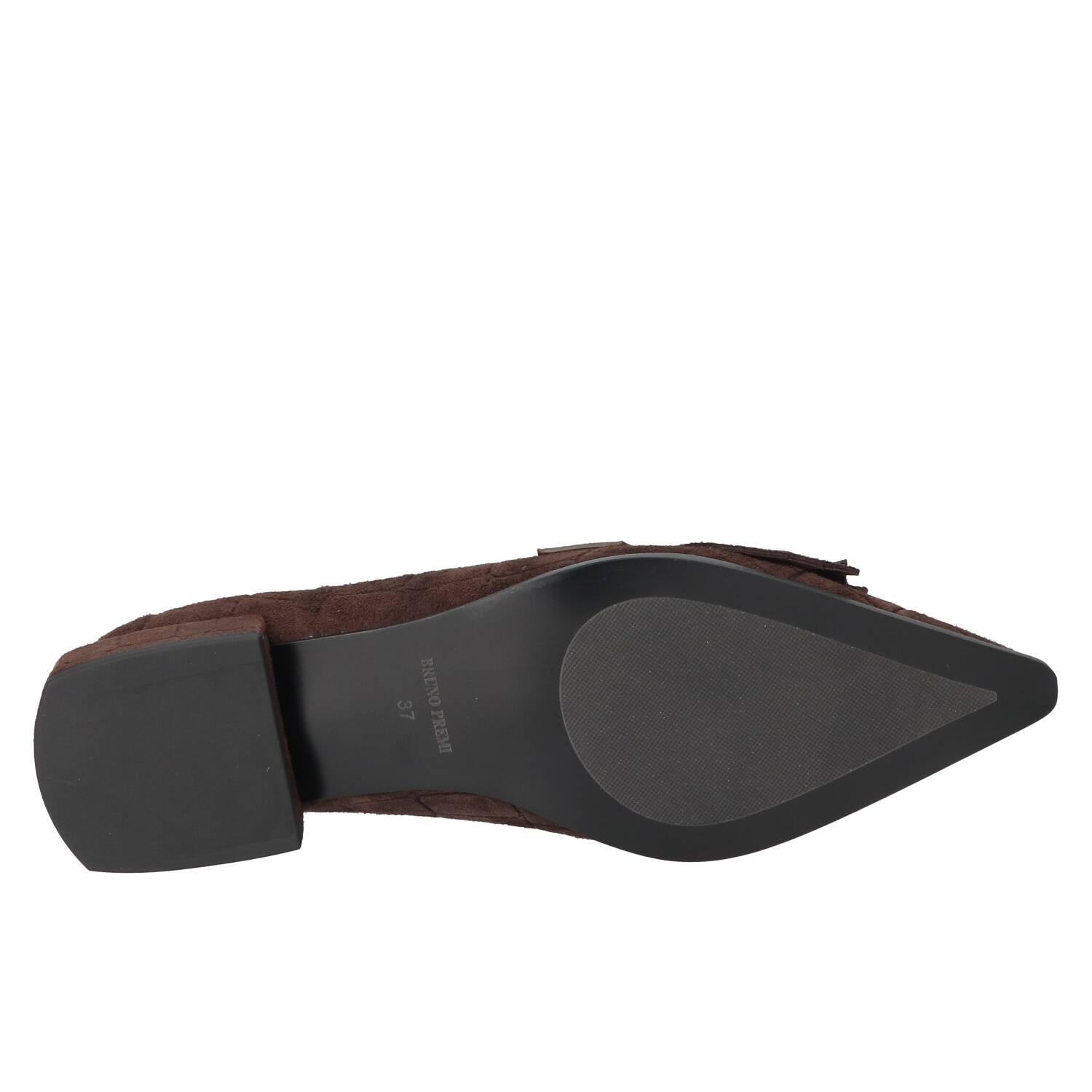 Instapschoenen, Donkerbruin