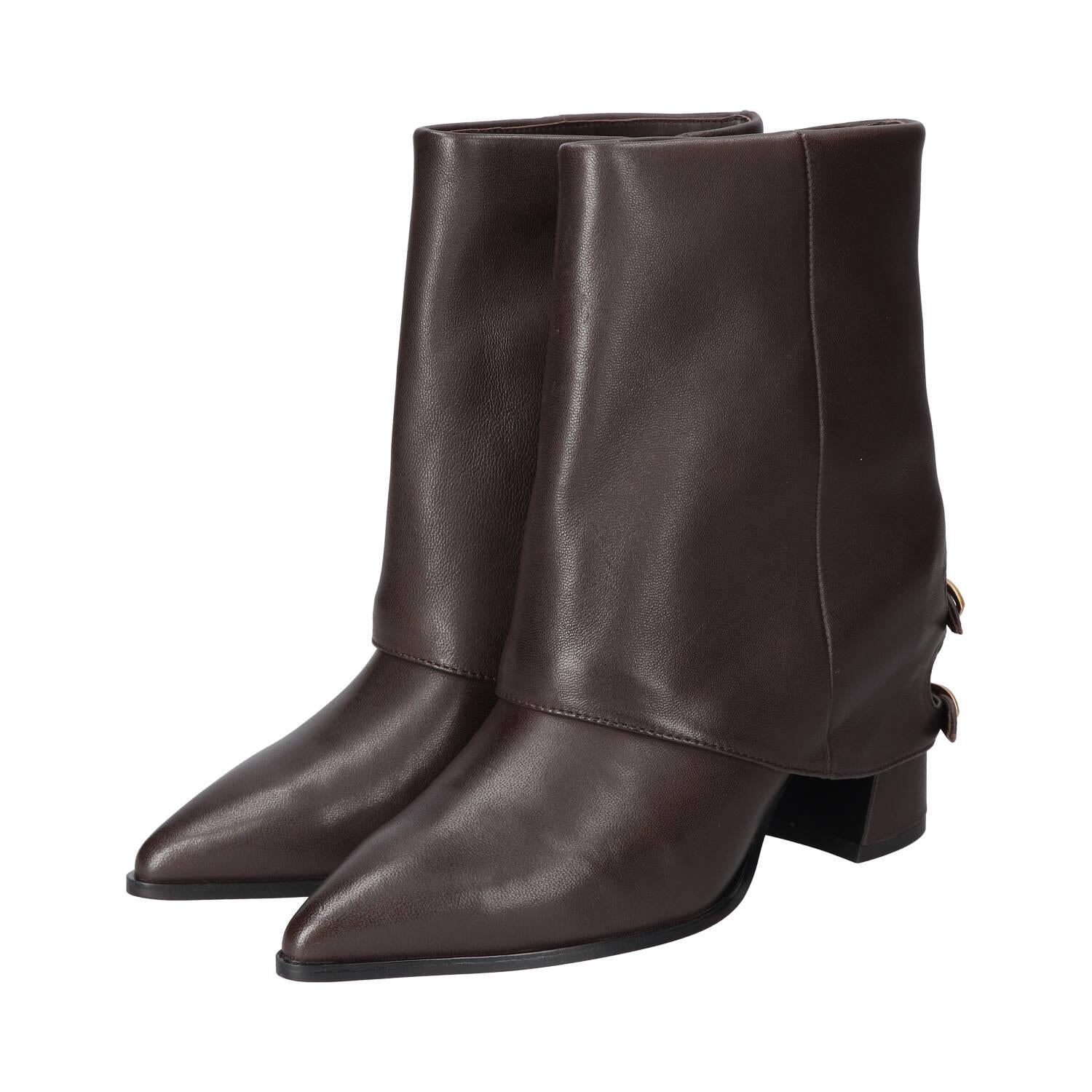 Booties, Donkerbruin