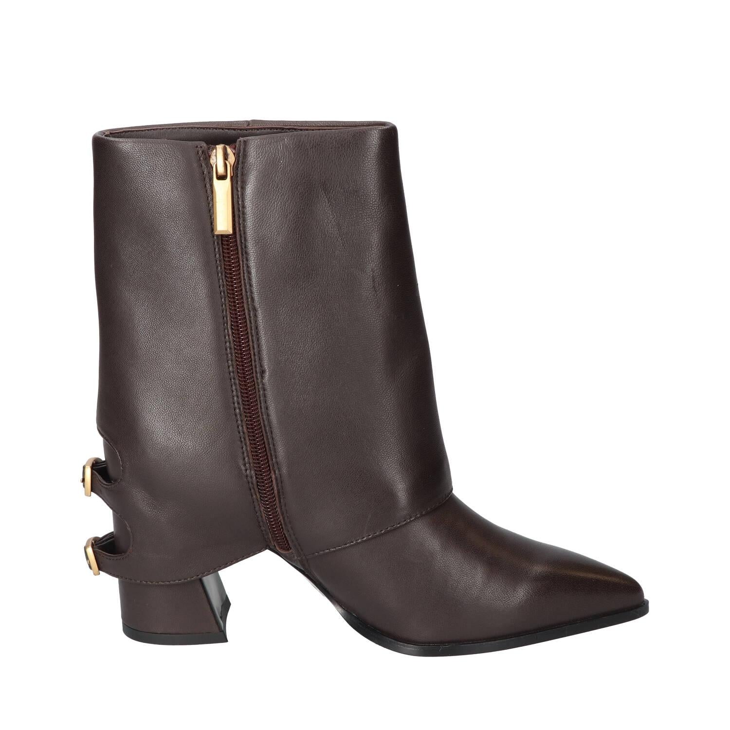 Booties, Donkerbruin