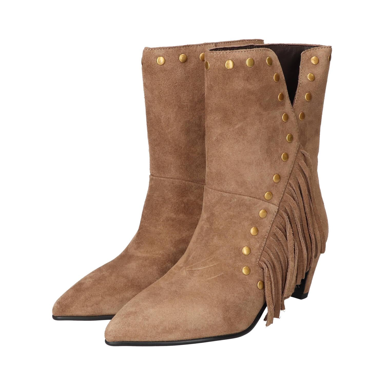 Booties, Taupe