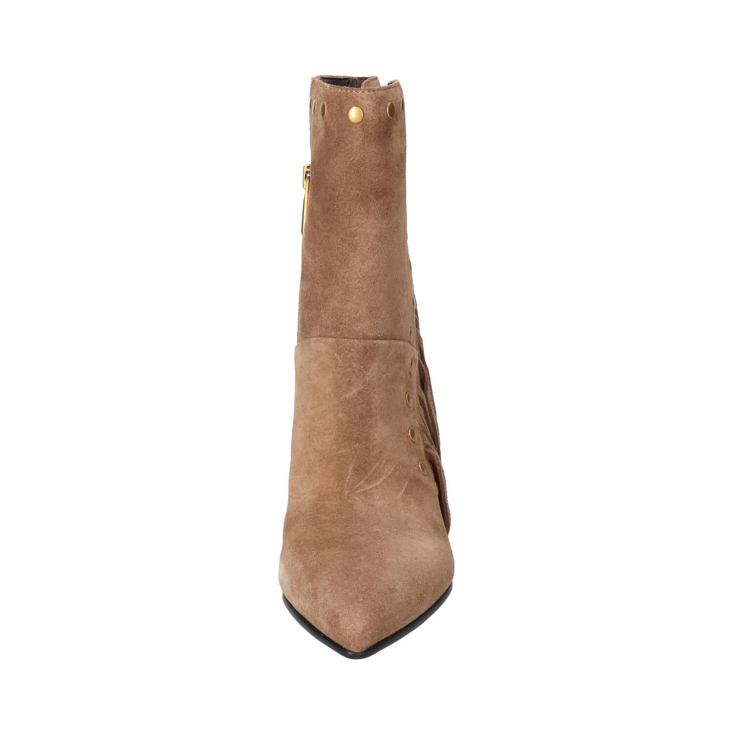 Booties, Taupe