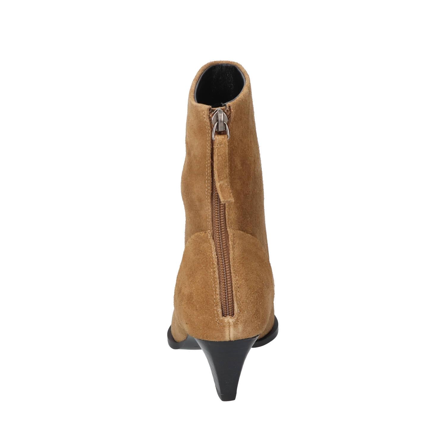 Booties, Cognac