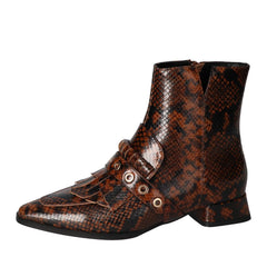 Booties, Donkerbruin