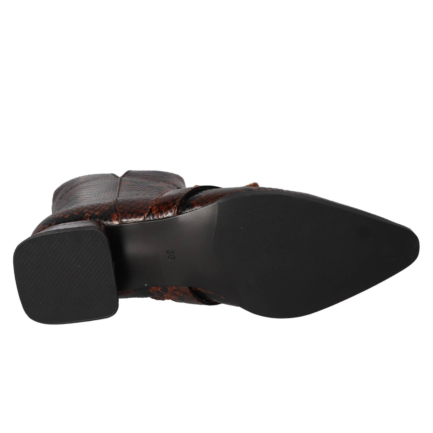 Booties, Donkerbruin