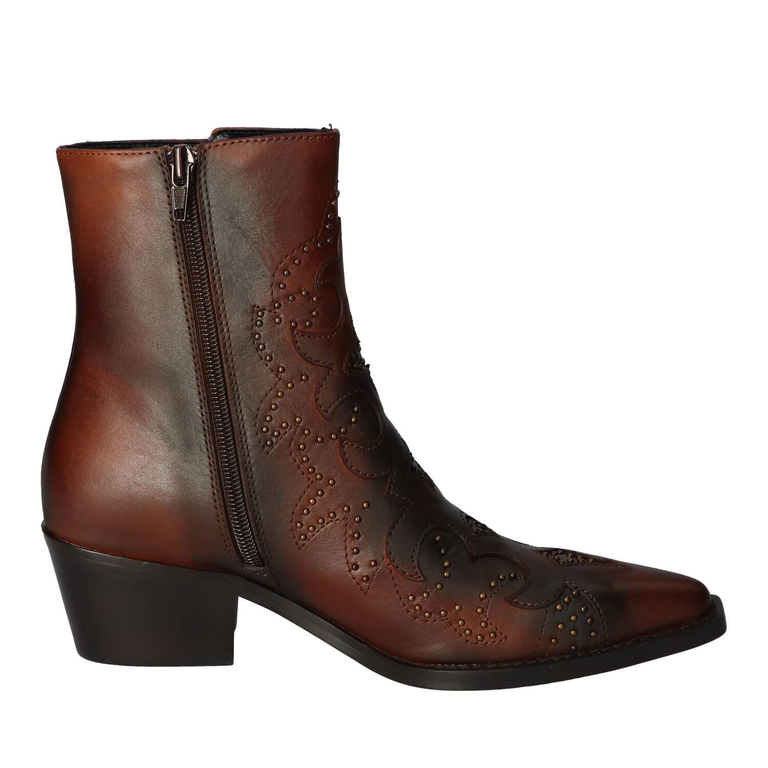 Booties, Donkerbruin