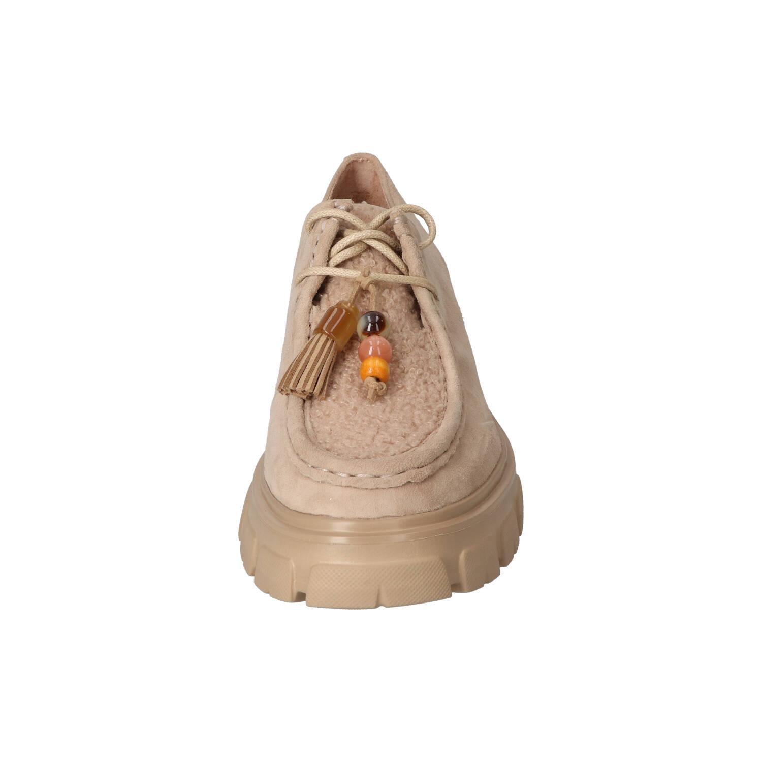 Veterschoenen, Lichtbeige