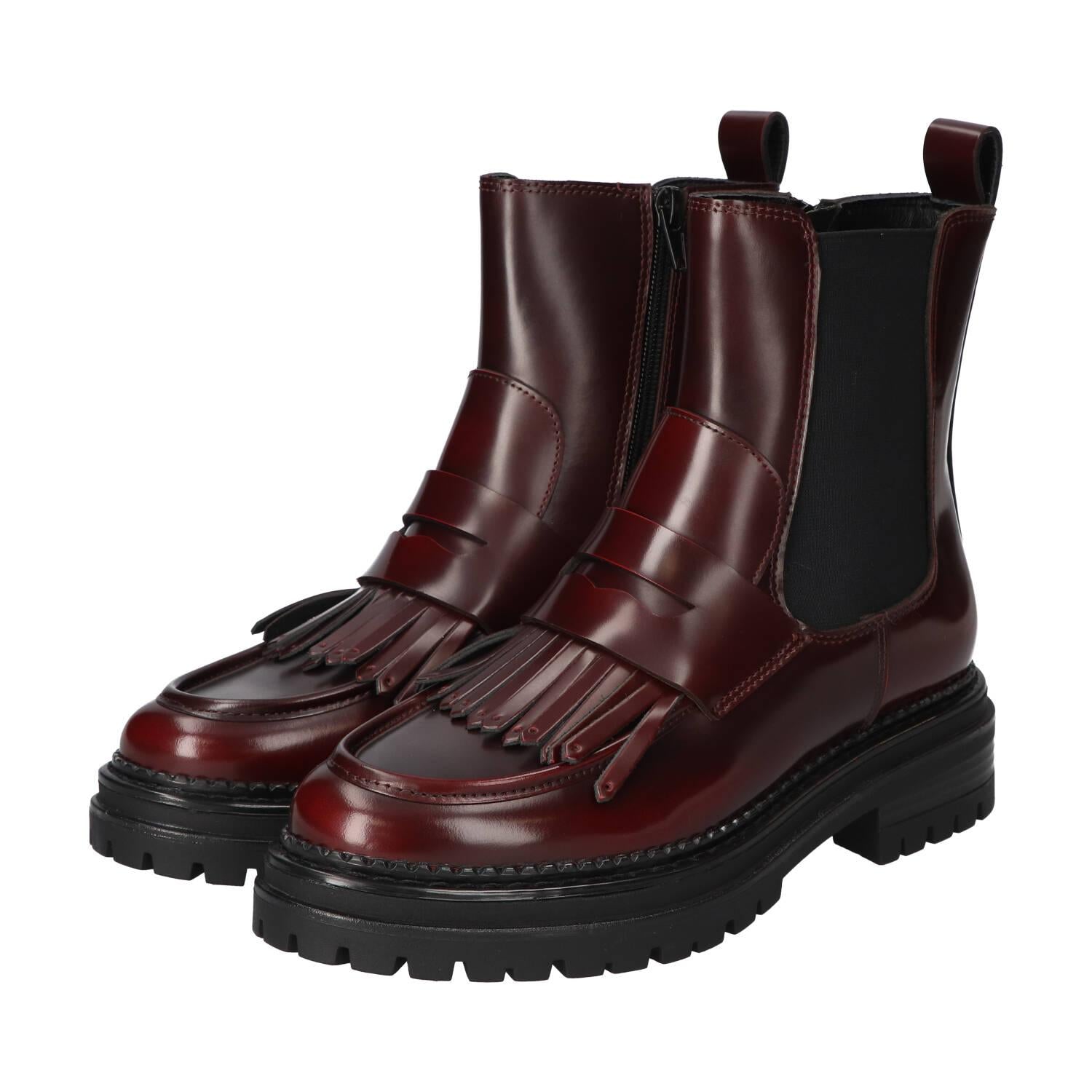 Booties, Bordeaux