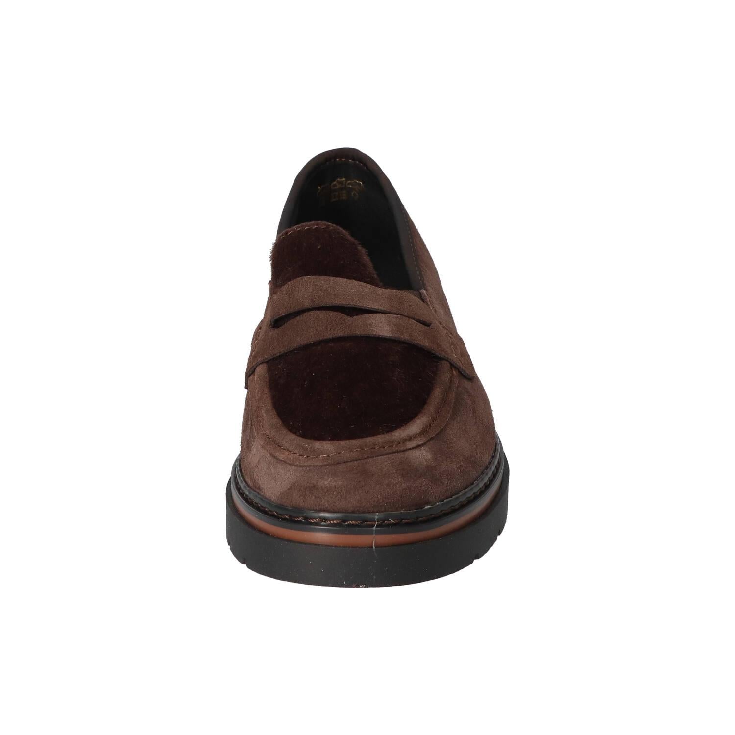 Instapschoenen, Donkerbruin