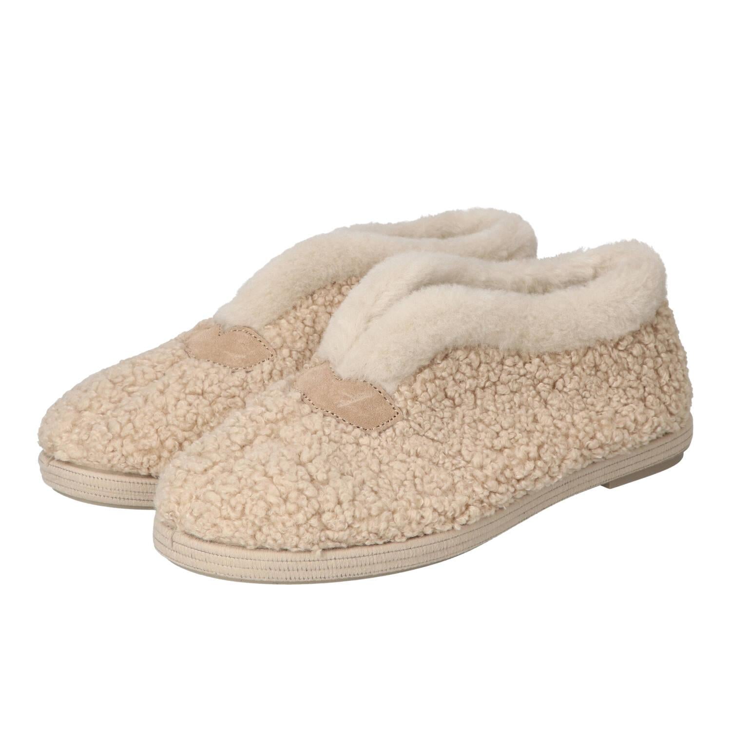 Pantoffels, Lichtbeige
